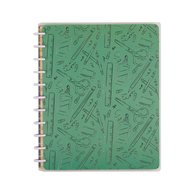 Pawsitive Teacher - Dotted Lined Big Notebook - 60 Sheets