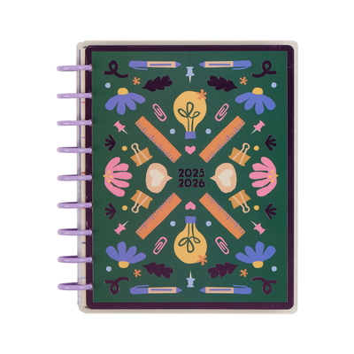 2025–2026 Heart Work Customizable Teacher Planner - Classic Teacher Layout - 12 Months