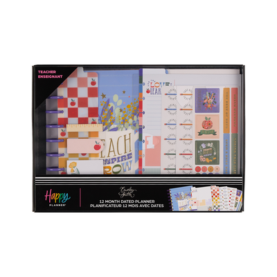 2025–2026 Teachers Are Heroes - Classic Teacher Planner Box Kit - 12 Months