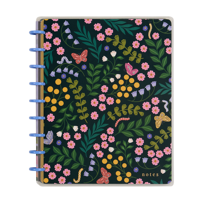 Midnight Meadow - Dotted Lined Classic Notebook - 60 Sheets