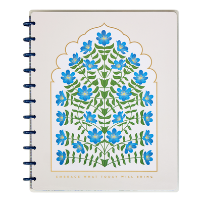 Exotic Borders - Dotted Lined Big Notebook - 60 Sheets