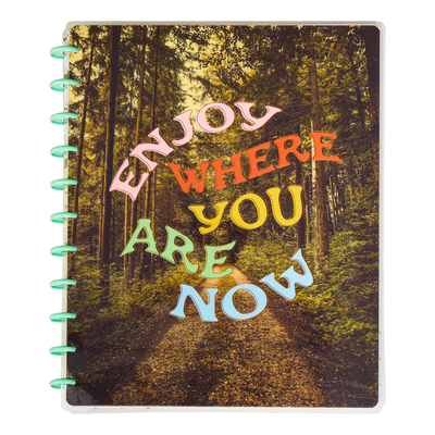 Camp Nostalgia - Dotted Lined + Dot Grid Big Notebook - 60 Sheets