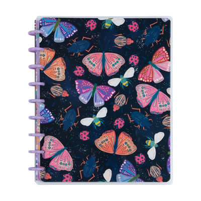 Midnight Botanical - Checklist + Dot Grid Classic Notebook - 60 Sheets