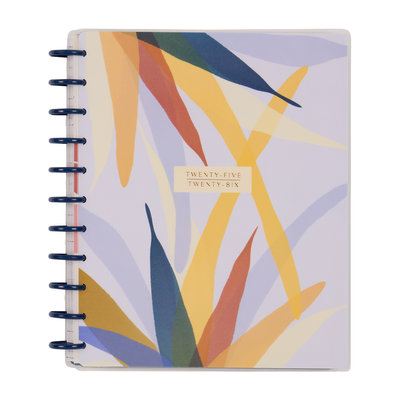 2025–2026 Serene Shapes Customizable Planner - Big Dashboard Layout - 18 Months