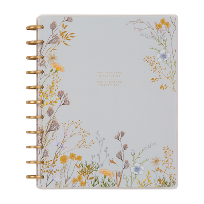 2025–2026 Spring Fields Customizable Planner - Big Vertical Layout - 18 Months