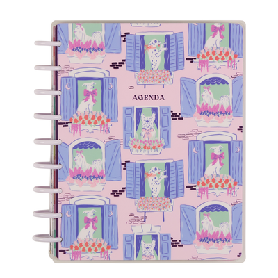 2025–2026 Pawsitive Seasonal Dogs Customizable Planner - Classic Vertical Layout - 18 Months