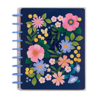 2025–2026 Midnight Meadow Customizable Planner - Classic Vertical Layout - 18 Months