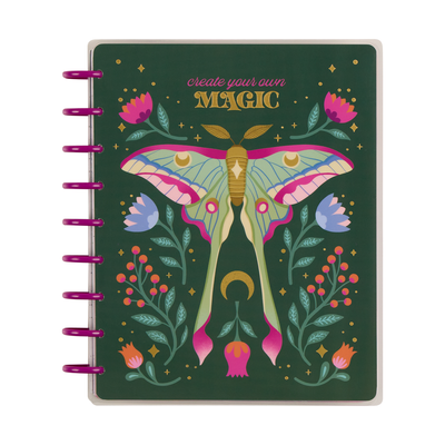2025–2026 Mystic Blooms Customizable Planner - Classic Horizontal Layout - 18 Months