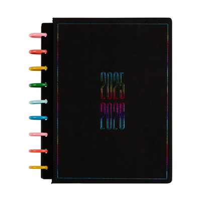 2025-2026 SPECIALTY Optimistic Outlines Customizable Planner - Classic Dashboard Layout - 12 Months