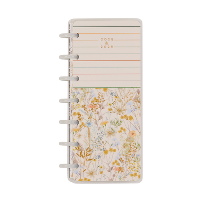2025–2026 Spring Fields Customizable Planner - Skinny Mini Horizontal Layout - 12 Months