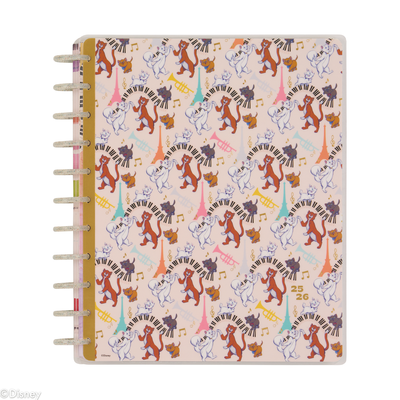 2025–2026 Disney The Aristocats Planner - Big Vertical Layout - 12 Months