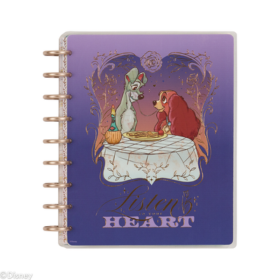 2025-2026 Disney Lady & The Tramp Planner - Classic Dashboard Layout - 12 Months