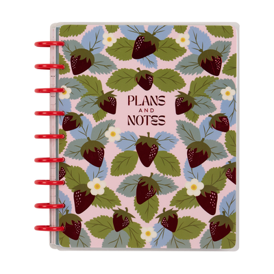 Undated Berries & Blooms Customizable Planner - Classic Checklist Layout - 12 Months