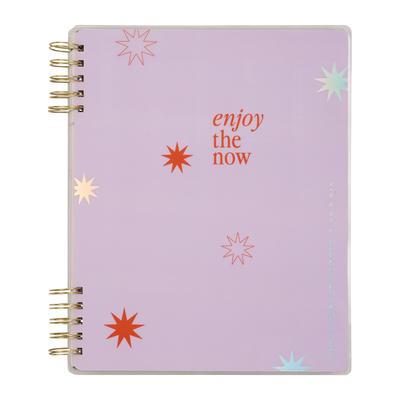 2025–2026 Soft Pop Customizable Spiral Planner - Big Checklist Layout - 12 Months