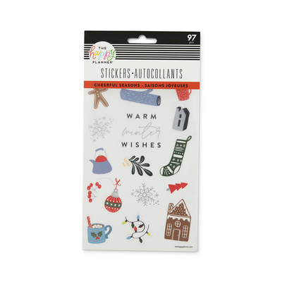 Cheerful Seasonal Stickers - 5 Sticker Sheets