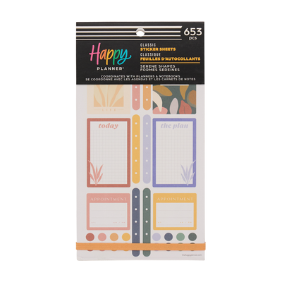Serene Shapes - Value Pack Stickers