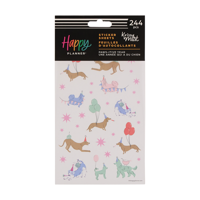 Pawsitive Seasonal Dogs - 10 Sticker Sheets