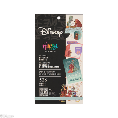 Disney Lady & The Tramp - Value Pack Stickers