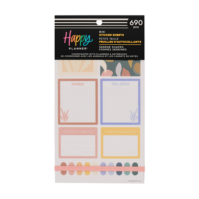 Serene Shapes - Value Pack Stickers - Mini